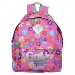 Zaino Gola Harlow Bloom Floreale - 42x33x14 cm - CUB592 - Mid Pink/Silver/Multicolor